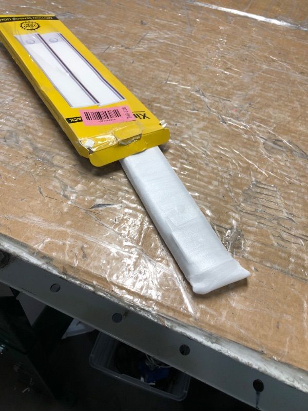 Photo 1 of ** missing one of 2 lights**
12inch Under Cabinet Lighting, LED Magnetic Motion Activated Under Cabinet Lights, Rechargeable Closet Lights 2500mAh Battery Operated, Wireless Dimmable Under Counter Lights for Kitchen 2 Pack