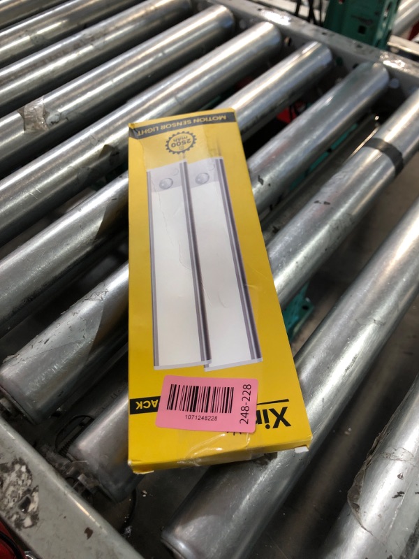 Photo 1 of ** missing one of 2 lights**
12inch Under Cabinet Lighting, LED Magnetic Motion Activated Under Cabinet Lights, Rechargeable Closet Lights 2500mAh Battery Operated, Wireless Dimmable Under Counter Lights for Kitchen 2 Pack