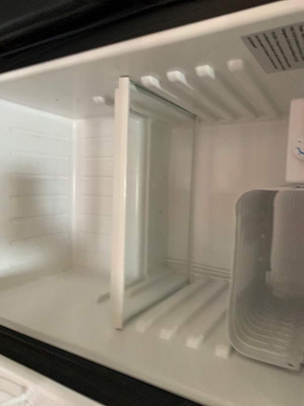 Photo 1 of ***MINOR DAMAGE UNABLE TO TEST***2.6 cu. ft. Mini Fridge in Black, MAGIC CHEF