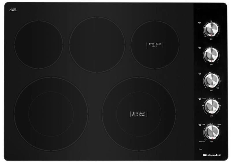 Photo 1 of ***HEAVILY USED***
KitchenAid® 30" Stainless Steel Electric Cooktop