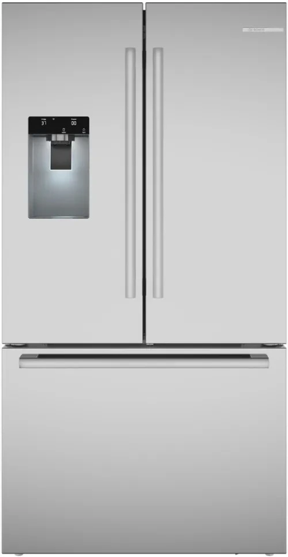View 1 of ***BROKEN PLASTIC NOT GLASS FOR PARTS ONLY***
Bosch® 500 Series 36 in. 21.6 Cu. Ft. Stainless Steel Counter Depth French Door Refrigerator