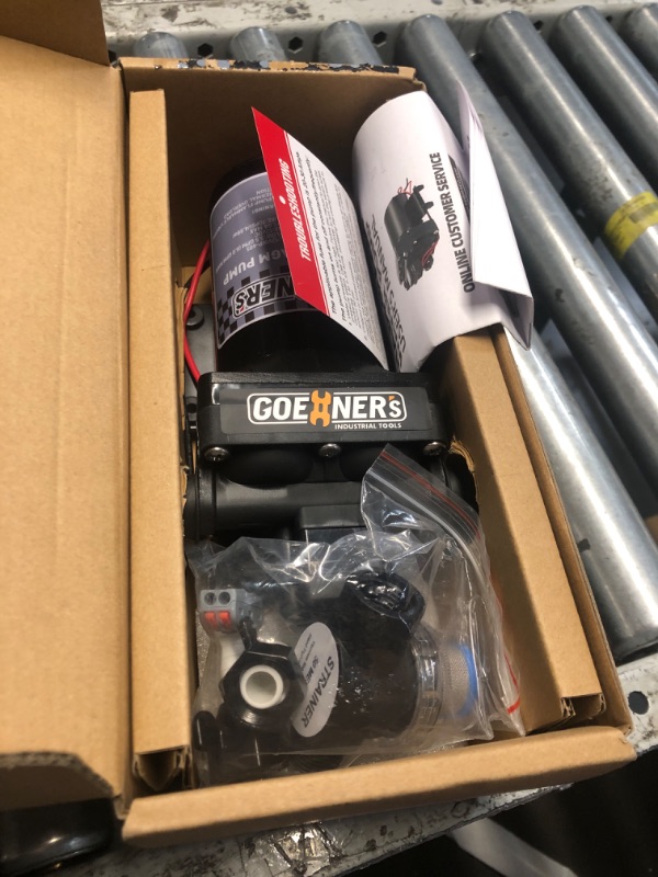 Photo 1 of [Upgraded Version] RV Fresh Water Pump, 12V DC Water Pump, 6GPM 70PSI Self-Priming Diaphragm Pump with Pressure Switch and Strainer for RV, Marine, Yacht, Caravan