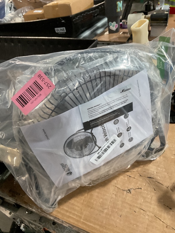 Photo 1 of ***PARTS ONLY*** ***NONFUNCTIONAL*** BEYOND BREEZE Floor Fan 9 Inch, 3-Speed Portable Metal Fan with Adjustable Tilt, Quiet Small Cradle Floor Fan for Home, Office, Bedroom