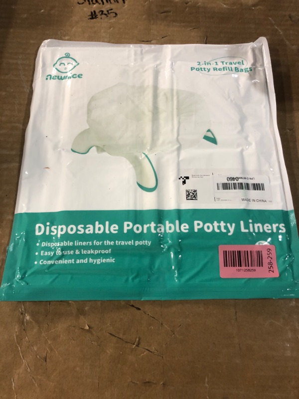 Photo 1 of [36 Counts] Newnice Disposable Potty Liners with Absorbent Pads, Leak-proof Portable Travel Bags for Toddler Training, Compatible with OXO Tot 2-In-1 Go Potty & Most Potty Chairs