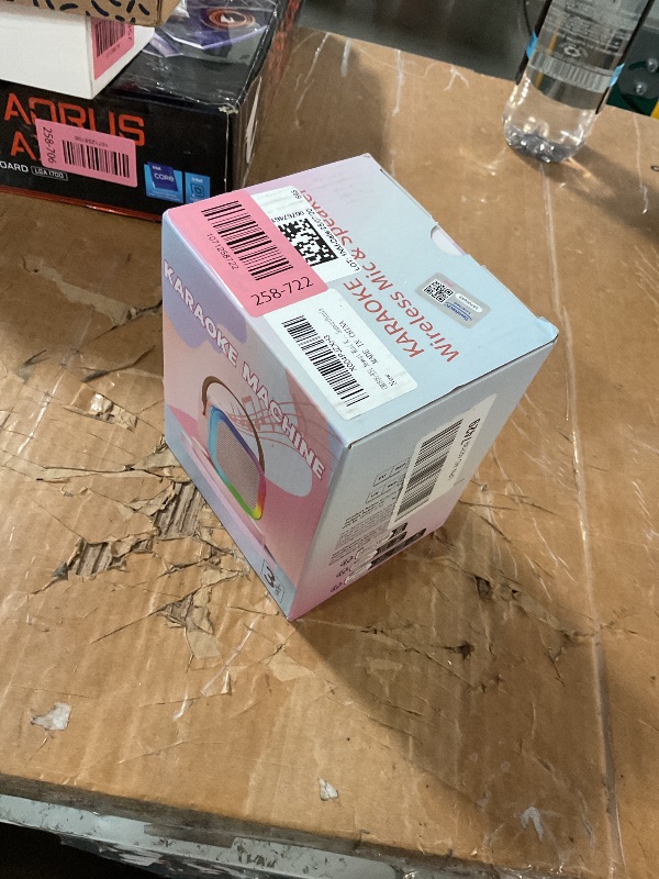 Photo 1 of ?2025 Newest? Mini Karaoke Machine for Kids Girls & Boys - Portable Bluetooth Speaker with 2 Wireless Microphones - Kids Birthday Gifts for Ages 4-10 - Kids' Instrument Accessories - Purple