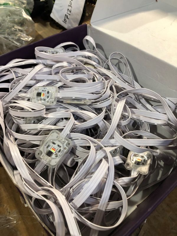 Photo 1 of ***MISSING PARTS***
POOFZY Permanent Outdoor Lights for House,200ft RGB+IC Smart Outdoor Decor, 50 Scene Modes,App/Remote Control,for Christmas,Super Bowl,V-Day,Thanksgiving,Daily & Holiday Party Decor