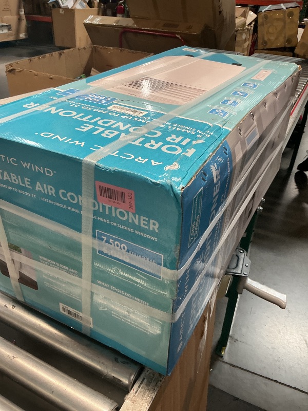 Photo 1 of ***FACTORY SEALED***Arctic Wind 7,500 BTU Portable Air Conditioner for Home with Dehumidifier, A/C Portable Air Conditioner for Room, Apartment, and Bedroom, 115V, AC for Small Rooms up to 200 Sq. Ft. with Remote, White