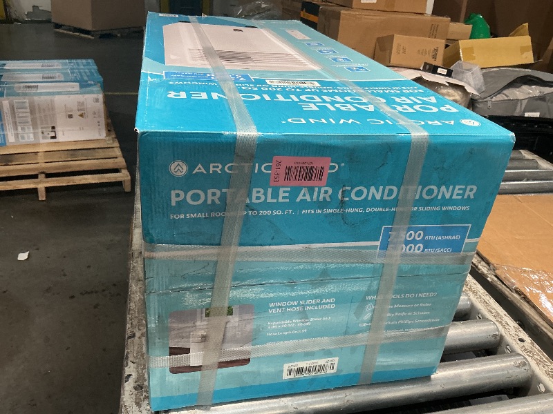 Photo 1 of ***FACTORY SEALED***Arctic Wind 7,500 BTU Portable Air Conditioner for Home with Dehumidifier, A/C Portable Air Conditioner for Room, Apartment, and Bedroom, 115V, AC for Small Rooms up to 200 Sq. Ft. with Remote, White