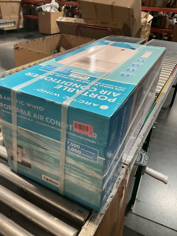 Photo 1 of ***FACTORY SEALED***Arctic Wind 7,500 BTU Portable Air Conditioner for Home with Dehumidifier, A/C Portable Air Conditioner for Room, Apartment, and Bedroom, 115V, AC for Small Rooms up to 200 Sq. Ft. with Remote, White
