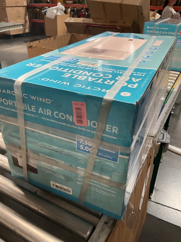 Photo 1 of ***FACTORY SEALED***Arctic Wind 7,500 BTU Portable Air Conditioner for Home with Dehumidifier, A/C Portable Air Conditioner for Room, Apartment, and Bedroom, 115V, AC for Small Rooms up to 200 Sq. Ft. with Remote, White