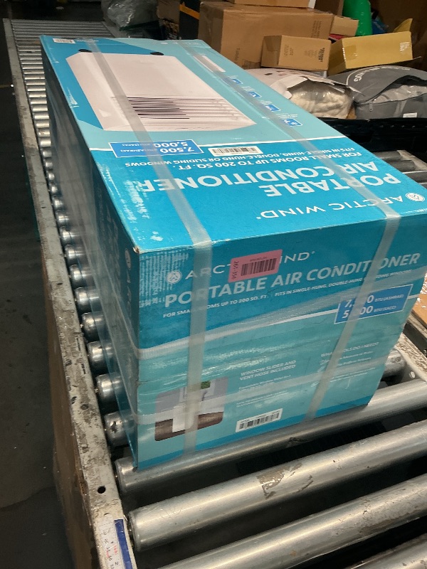 Photo 1 of ***FACTORY SEALED***Arctic Wind 7,500 BTU Portable Air Conditioner for Home with Dehumidifier, A/C Portable Air Conditioner for Room, Apartment, and Bedroom, 115V, AC for Small Rooms up to 200 Sq. Ft. with Remote, White