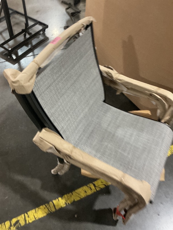 Photo 1 of 	EROMMY Outdoor Dining Chair Set Of 2, Stackable Dining Chairs For Outside