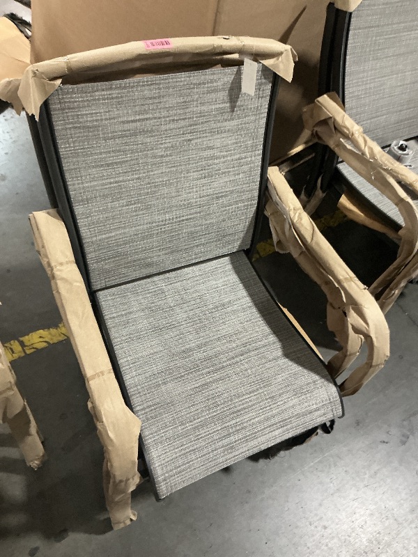 Photo 1 of 	EROMMY Outdoor Dining Chair Set Of 2, Stackable Dining Chairs For Outside