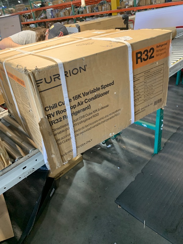 Photo 1 of ***FACTORY SEALED***Furrion Chill Cube 18k BTU Variable Speed RV Rooftop Air Conditioner, Black, Non-Ducted, R32 Refrigerant, Quiet High-Efficiency AC with Turbo Cool Mode, Lightweight, AC Unit Only - FACR18VSSA-BL-AM