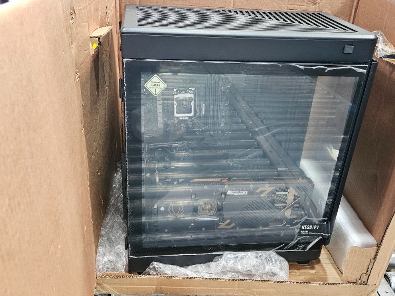Photo 1 of **STOCK PHOTO FOR REFERENCE, for parts  MISSING RAM AND M.2**
ZOTAC MEK Gaming PC Desktop, NVIDIA GeForce RTX 5090 32GB GDDR7, AMD Ryzen 7 9700X Up to 5.5GHz, 32GB DDR5, 2TB NVMe SSD, 1200W 80+ Gold PSU, WiFi 7, Windows 11 Pro