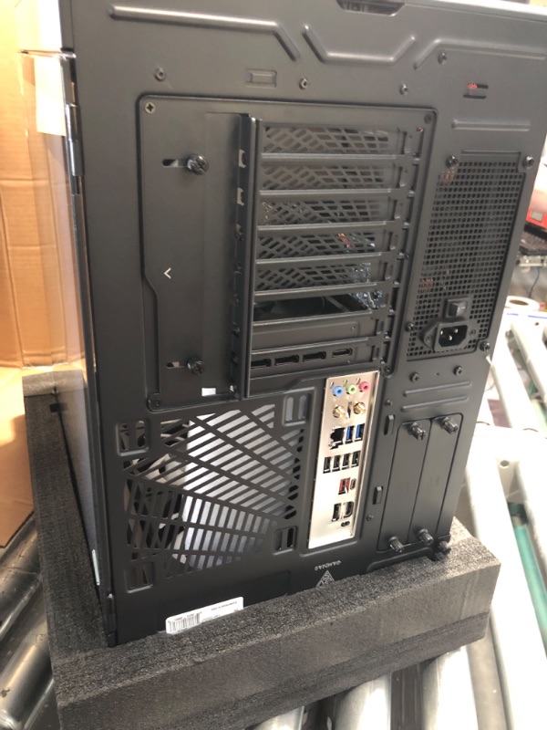 Photo 1 of **STOCK PHOTO FOR REFERENCE, for parts  MISSING RAM AND M.2**
ZOTAC MEK Gaming PC Desktop, NVIDIA GeForce RTX 5090 32GB GDDR7, AMD Ryzen 7 9700X Up to 5.5GHz, 32GB DDR5, 2TB NVMe SSD, 1200W 80+ Gold PSU, WiFi 7, Windows 11 Pro