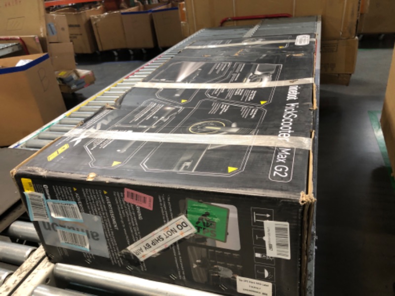 Photo 1 of ***DAMAGED - SEE NOTES/PICTURES*** Segway Ninebot MAX G2 Electric KickScooter, Power by 1000W Motor, Up to 43 Miles Range and 22MPH, w/t 10-inch Tires , Dual Brakes & Suspension, Electric Scooter for Adults, UL-2272 Certified