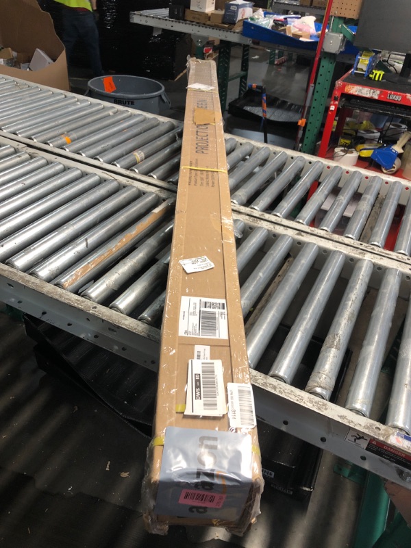 Photo 1 of ***FACTORY SEALED*** ZUEDA 100 Inch Motorized Projector Screen - 16:9 HD Electric Movie Screen with Remote Control, Wall/Ceiling Mounted for Home Theater, Office, Wrinkle-Free Projection Screen for Indoor Use (White)