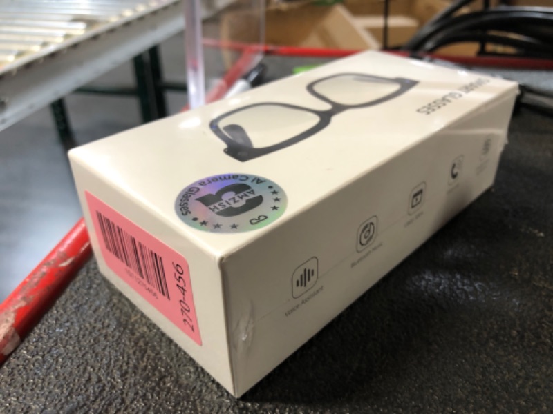 Photo 1 of ***FACTORY SEALED*** AMZISH AI Smart Glasses with Camera, 8MP HD Bluetooth Camera Glasses, 1080P Video Recording Sunglasses, Real Time Translation, Voice Assistant, Open-Ear Audio for Travel, Meetings & Vlogging