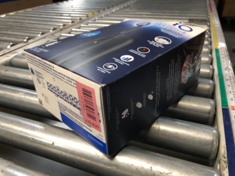 Photo 1 of ***MISSING PARTS*** Oral-B Rechargeable Electric Toothbrush, iO Limited Simple Clean, 3 Cleaning Modes, Automatic Pressure Sensor to Protect Gums, Travel Case, Night Black