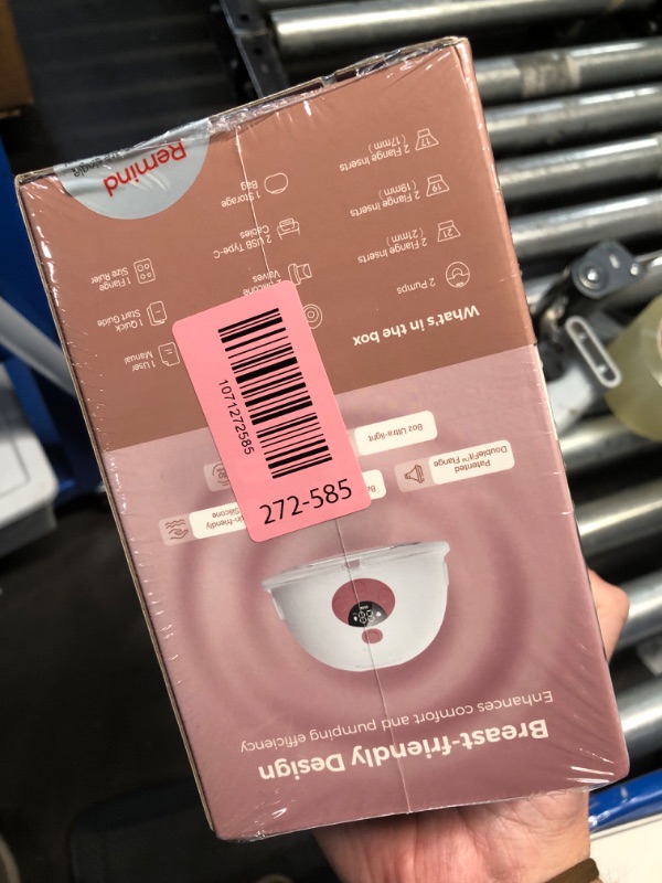 Photo 1 of ***FACTORY SEALED***Momcozy M5 Smart APP Controlled Wearable Breast Pump, Hands-Free Wireless Electric Pump, 3 Modes 9 Suction Levels, BPA-Free, Portable Lightweight, 24mm Flange, 2-Pack Cozy Red