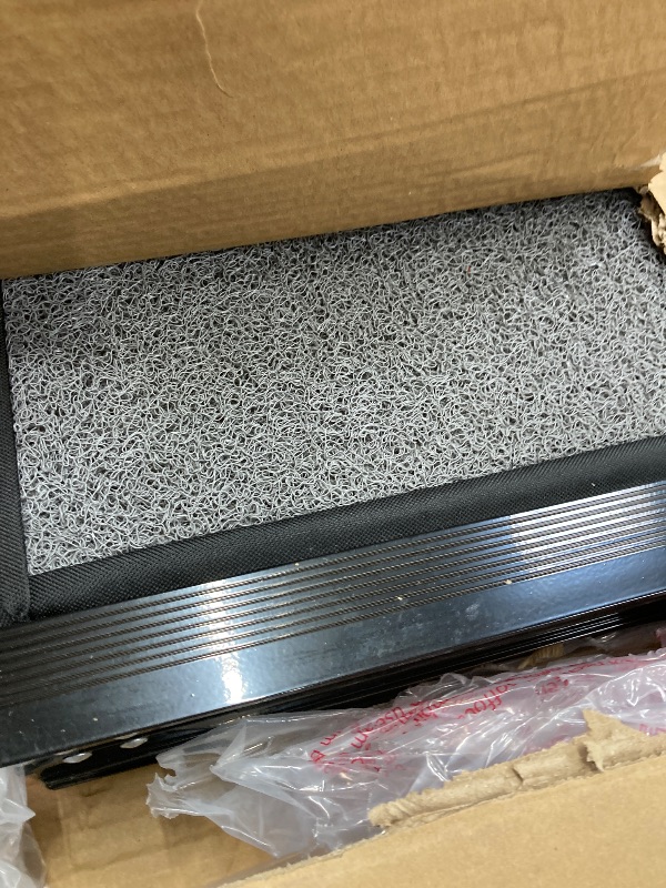 Photo 1 of ??'' & ??" Wide Dog Ramp for Large Dogs, Holds 250LBS & Gentle Slope for Joint Care - Dog Car Ramp with Upgrade Non-Slip Surface - Portable Folding Pet Ramps for Senior Pets Enter into SUV, Truck