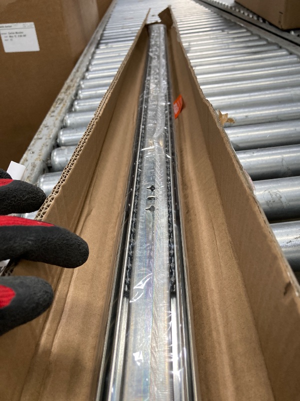 Photo 1 of 10 Pairs of 22 Inch Hardware 3-Section Full Extension Ball Bearing Side Mount Drawer Slides,100 LB Capacity Drawer Slide