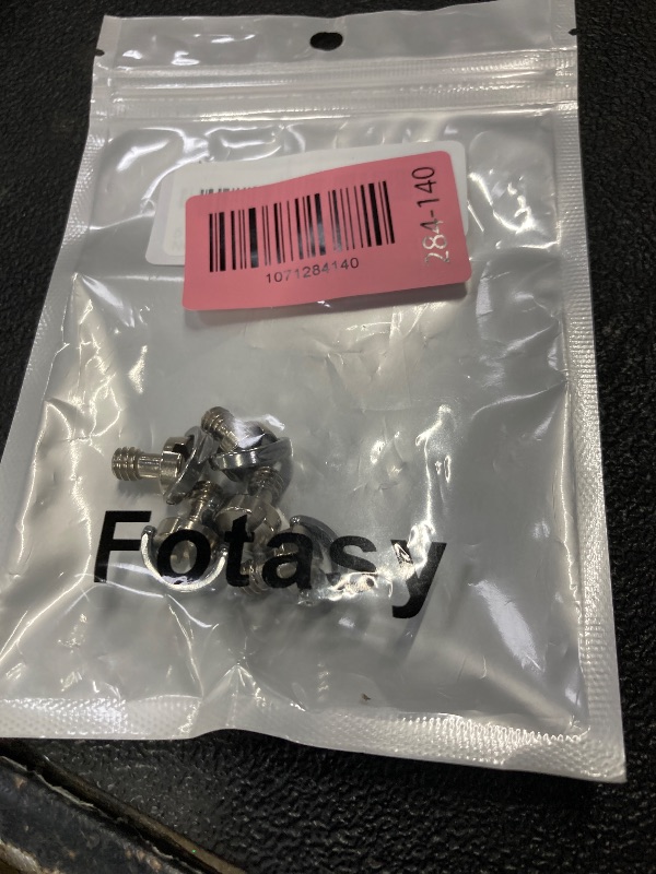 Photo 1 of (5 Packs) Stainless Steel D Shaft D-Ring 1/4" Tripod Screw, Mounting Screw Adapter, Quick Release Camera Screw for Camera Camcorder Tripod Monopod QR Quick Release Plate
