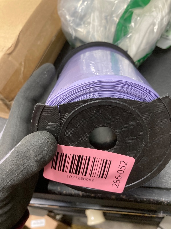 Photo 1 of *Spool is damaged* TONIFUL 500 Yards Curling Ribbon-Balloon Ribbon-Balloon String for Art&Craft Decor,Gift Wrapping,Ribbons and Bows for Christmas New Year Birthday Gifts Graduation Supplies (Pastel Purple)