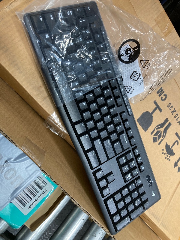 Photo 1 of *Keyboard only* Logitech MK270 Wireless Keyboard and Mouse Combo for Windows, 2.4 GHz Wireless, Compact Mouse, 8 Multimedia and Shortcut Keys, 2-Year Battery Life, for PC, Laptop - Black