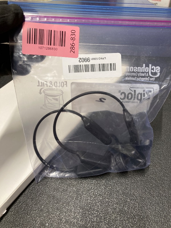 Photo 1 of *2* *One broken* Aamft Bone Conduction Headphones - Bluetooth 6.0 Open Ear Headphones, Comfort Fit Wireless Headphones with Mic, 10hrs Playtime, IPX6 Sweatproof, Lightweight,Premium Loud Sound for Running,Sport,Travel