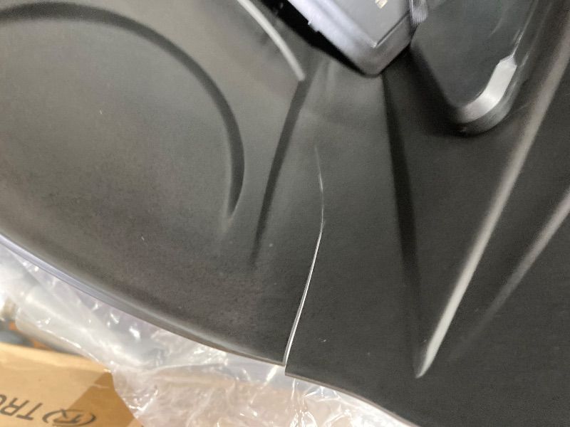 Photo 1 of **CRACKS ON TOP**TRQWH Large View 3.94" x 3.15" Welding Helmet Auto Darkening Welding Hood with LED Light Solar Powered True Color 4 Arc Sensor Welding Mask Wide Shade 4/5-9/9-13 Weld Helmet with Grinding (KTS-QLS05)