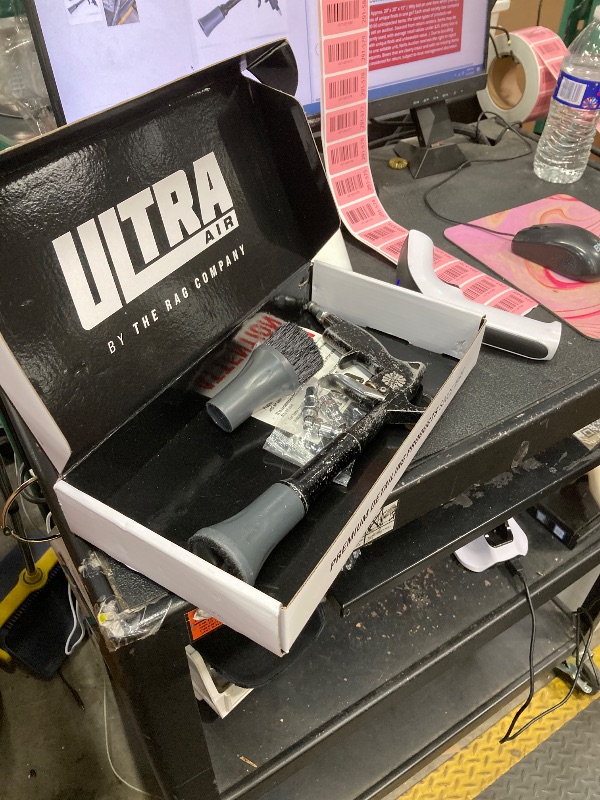 Photo 1 of **VERY USED***The Rag Company - The Ultra Air Blaster (Version 2) – Lift and Blast Dirt and Debris Away for Interior Detailing; Durable and Ergonomic Metal Design; Trigger Operated