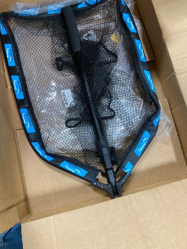 Photo 1 of ***MISSING PIECE -SELLING AS PART ONLY*** PLUSINNO Floating Fishing Net for Steelhead, Salmon, Fly, Kayak, Catfish, Bass, Trout Fishing, Rubber Coated Landing Net for Easy Catch & Release, Compact & Foldable for Easy Transportation & Storage