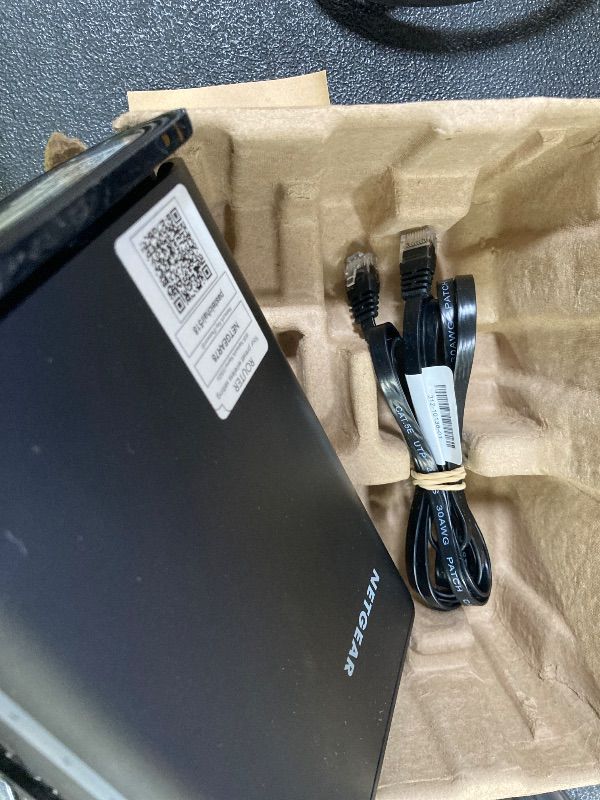 Photo 1 of ***POWER CORD MISSING***NETGEAR WiFi 6 Router 4-Stream (R6700AX) – Router Only, AX1800 Wireless Speed (Up to 1.8 Gbps), Covers up to 1,500 sq. ft., 20 Devices – Free Expert Help, Dual-Band***POWER CORD MISSING***