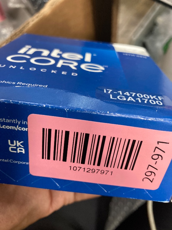 Photo 1 of **Factory Sealed, its not permitted to Return, Not Refund**Intel® Core™ i7-14700KF New Gaming Desktop Processor 20 cores (8 P-cores + 12 E-cores) - Unlocked