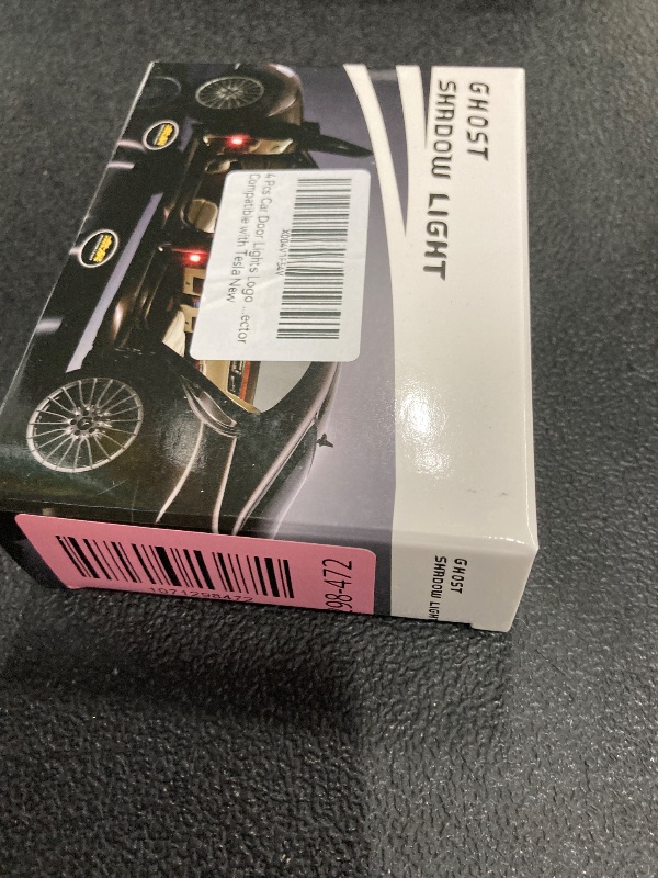 Photo 1 of ***FACTORY SEALED***Car Door Logo Lights Compatible with Model S Model 3 Model X Model Y, 4 Pack Door Welcome Projector Light with Cable, Waterproof Courtesy Door Lights***FACTORY SEALED***
