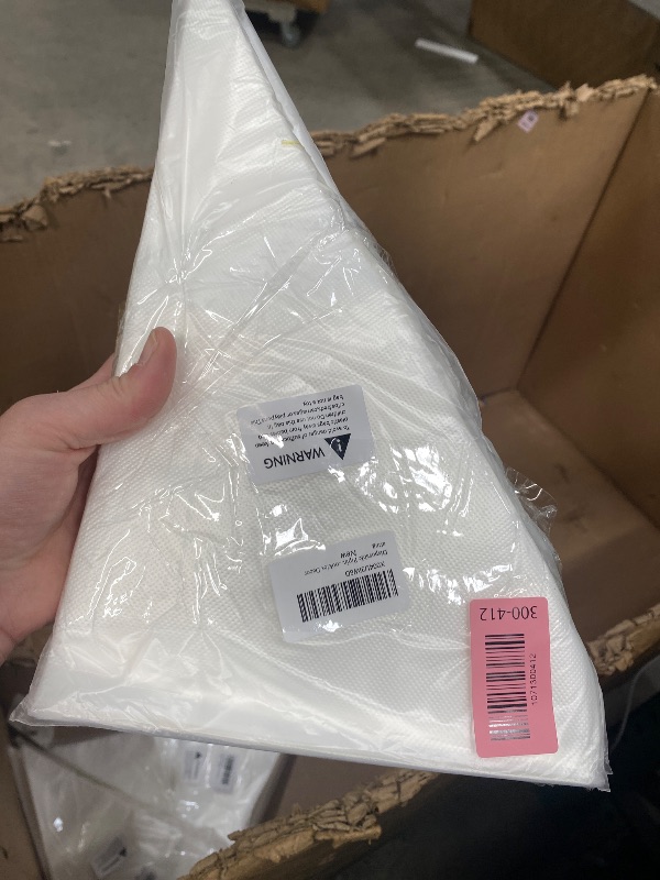 Photo 1 of **4 PACKS**Disposable Piping Bags - 100 pcs 12 inch Pastry Bags, Anti-Burst Tipless Icing Bags for Cake, Cream Frosting, Cupcakes, Pastries and Cookies Decorating