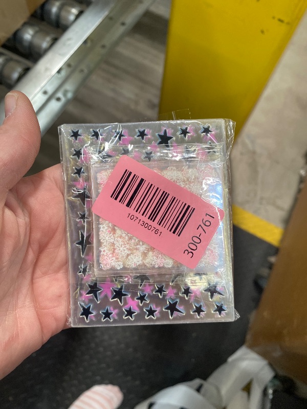 Photo 1 of **2 DIFFERENT PACKS OF NAIL STICKERS**12 Sheets Star Nail Art Stickers Decals Gold Silver Pink Nails Art Stickers 3D Self Adhesive Pentagram Nail Decals with Design for Women Girls Kid DIY Independence Day Manicure Decoration