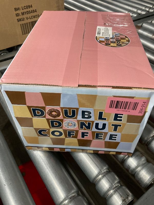 Photo 1 of **BB 9/24/2027***Double Donut Coffee Flavored Coffee Pods, Caffeinated Hazelnut Coffee Pods for Keurig K Cups Machines, Medium Roast, 80 Count (Pack of 1)
