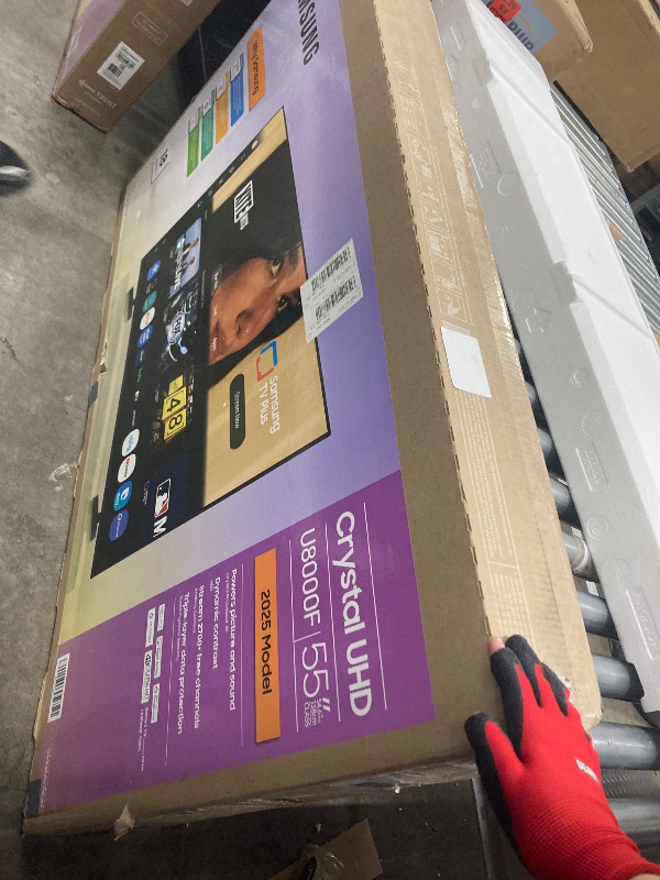 Photo 1 of ***Do not return*Do not refound**Samsung 55-Inch Class Crystal UHD U8000F 4K Smart TV (2025 Model) Endless Free Content, Crystal Processor 4K, MetalStream Design, Knox Security, Compatible with Alexa