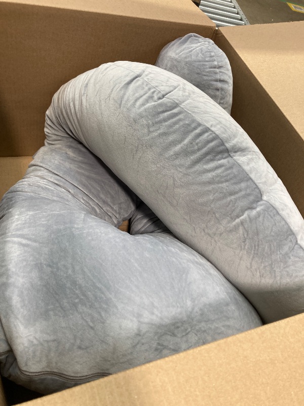 Photo 1 of ***USED*** Momcozy Pregnancy Pillows for Sleeping, U Shaped Full Body Maternity Pillow with Removable Cover - Support for Back, Legs, Belly, HIPS for Pregnant Women, 57 Inch Pregnancy Pillow for Women, Grey
