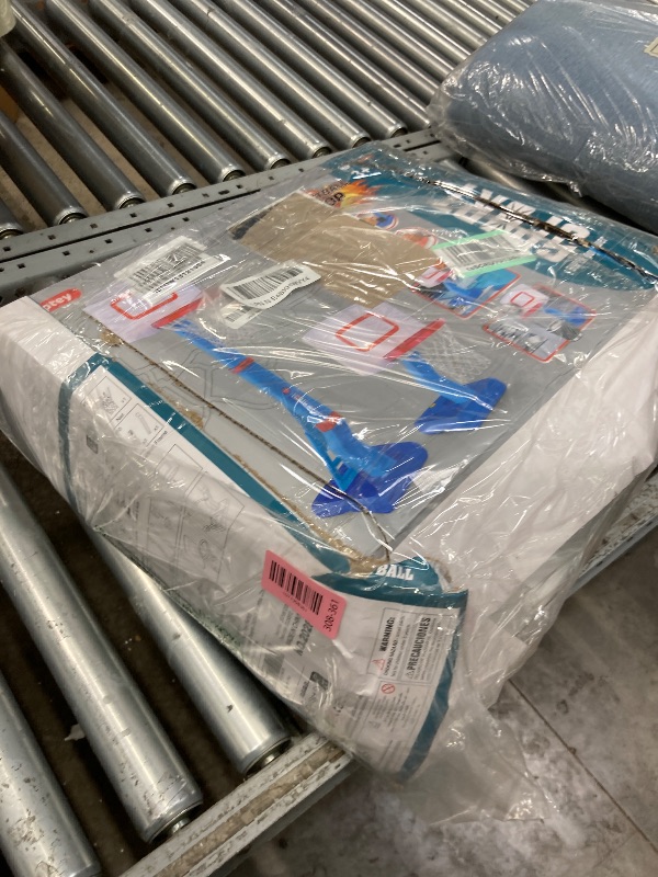 Photo 1 of ***MISSING BACK BOARD ...SELLING AS IS ***SUPER JOY Toddler Basketball Hoop - Height Adjustable Kids Basketball Hoops for Indoor & Outdoor Play - Portable Mini Basketball Goal for Poolside- Game Sport Toys for Boys & Girls Age 1 2 3 4 5   ***BOX RIPPED/TO