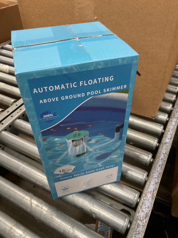 Photo 1 of (2026 Upgrade) BUBLUE F10 Pool Surface Skimmer Robot,Robotic Pool Skimmer with App Control,Powerful Suction,5L Filter,Dual Cleaning Modes, AI Navigation,Ideal for In-Ground & Above-Ground Pools,White