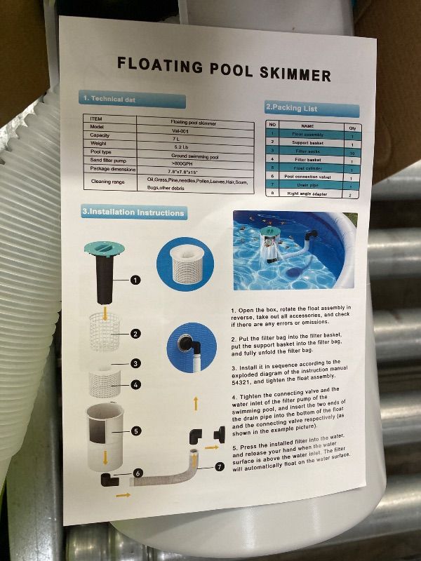 Photo 1 of (2026 Upgrade) BUBLUE F10 Pool Surface Skimmer Robot,Robotic Pool Skimmer with App Control,Powerful Suction,5L Filter,Dual Cleaning Modes, AI Navigation,Ideal for In-Ground & Above-Ground Pools,White