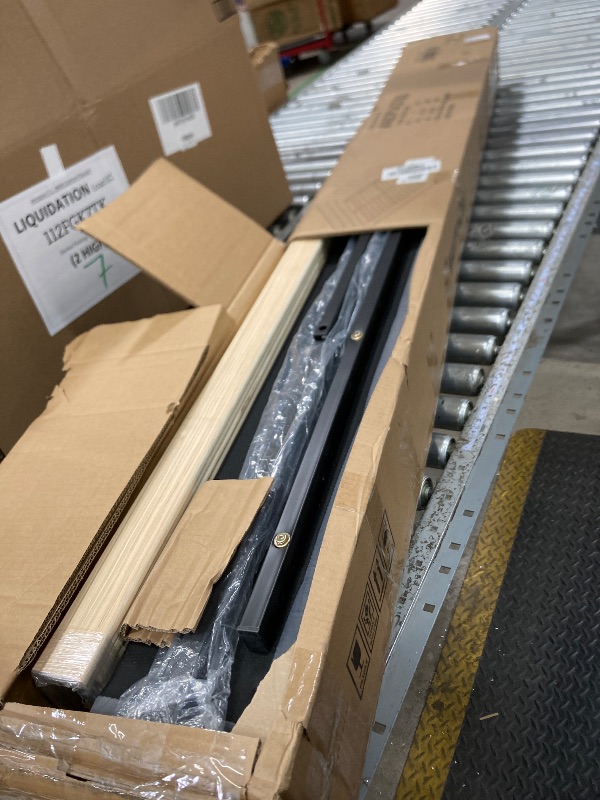 Photo 1 of ***A BOX OR MORE IS MISSING*ONLY PART OF ITEM INCLUDED***
Rolanstar Bed Frame Full Size with Lift Up Storage, Charging Station & LED Lights, Upholstered Storage Headboard, Heavy Duty Wooden Slats, No Box Spring Needed, Noise Free, Easy Assembly, Dark Grey