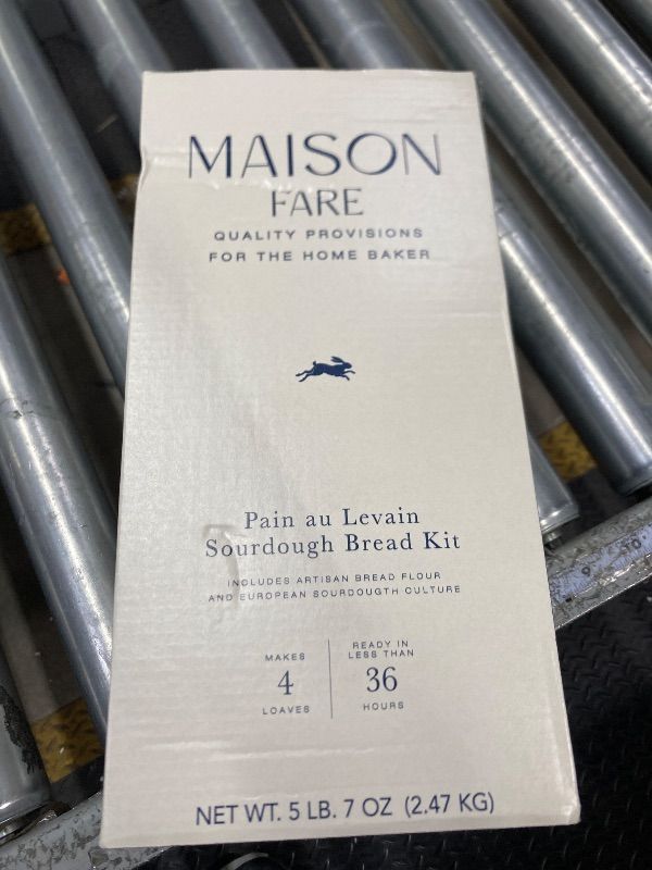 Photo 1 of ***starter packet is missing***Maison Fare Sourdough Breadmaking Kit - Fast-Activating Starter, Artisan Flour Mix, Online Companion - Foolproof Step by Step Videos - Bake 4 XL Loaves with Classic French Flavor***starter packet is missing***