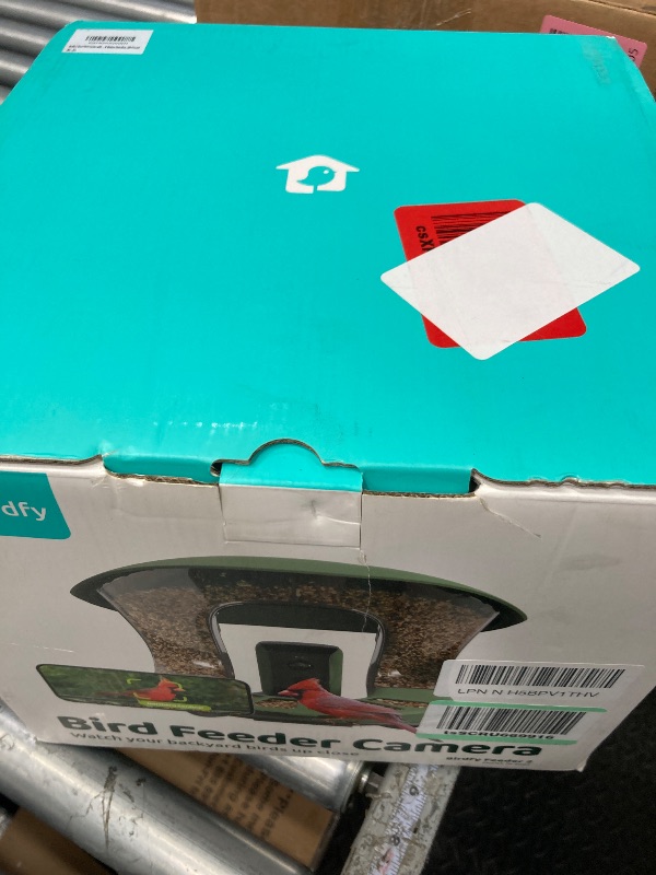 Photo 1 of ***MISSING MAIN CAMERA***Birdfy 2 Smart Bird Feeder with Camera,Solar-Powered, Wireless Installation, Auto-Capture Bird Videos & Motion Detection, Gift Present***MISSING MAIN CAMERA***