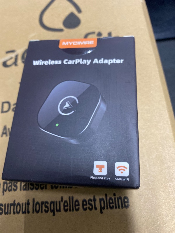 Photo 1 of ?2026 Upgarded?Wireless CarPlay Adapter for iPhone, Mini USB Design for Cars with Wired CarPlay, Fast Connection,5.8GHz WiFi,No Delay, Compatible with iOS 10+ & iPhone 6+, USB/Type C,Plug and Play