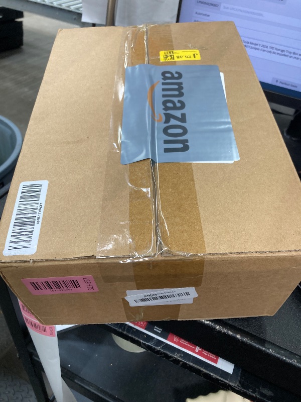 Photo 1 of **ONLY ONE***KUNIST 2PCS Under Seat Storage Box for Tesla Model Y 2024, TPE Storage Tray Box with Lid for Model Y 2020-2025 (2025-2026 New Model Y Juniper Can only be installed on rear of front seats (under)